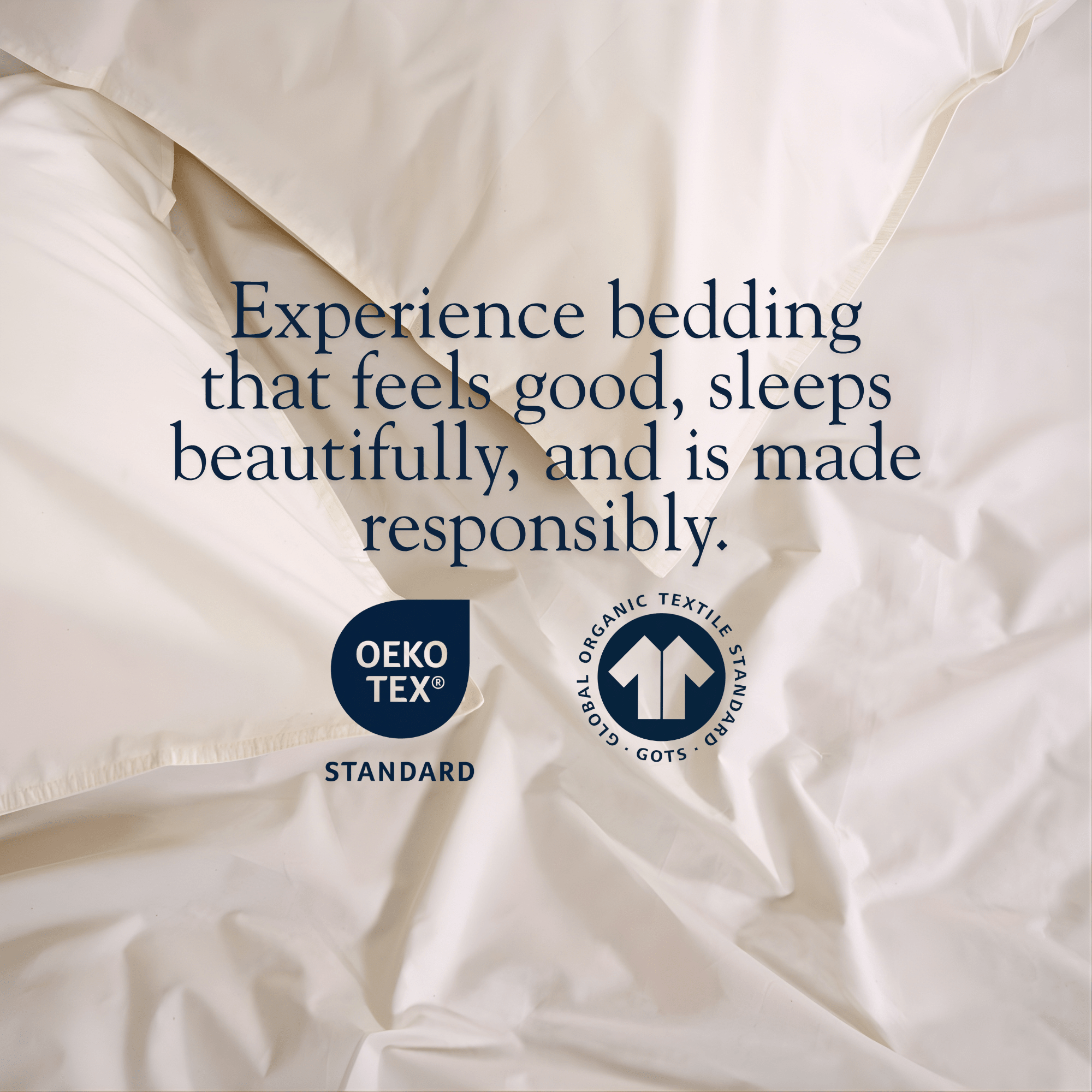 AnAká Ivory Cream Organic Cotton Bedsheet - AnAká