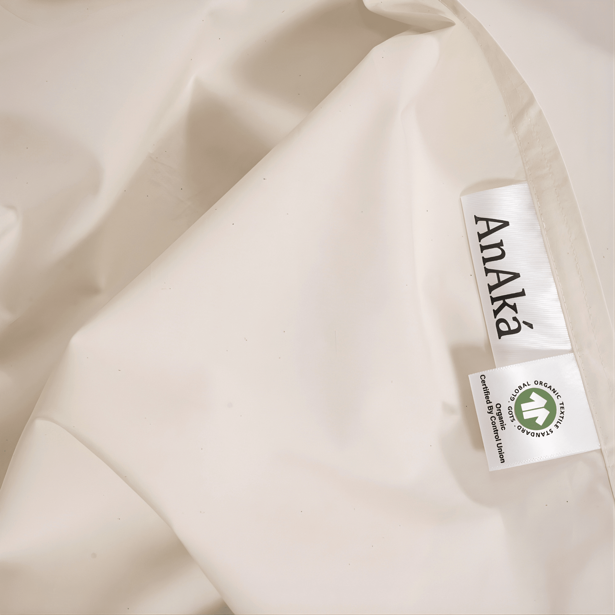 AnAká Ivory Cream Organic Cotton Bedsheet - AnAká